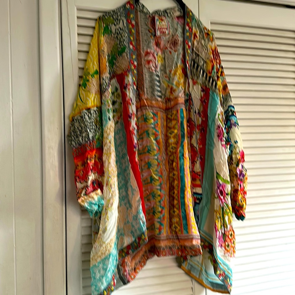 Johnny Was size 3 x below hip length jacket